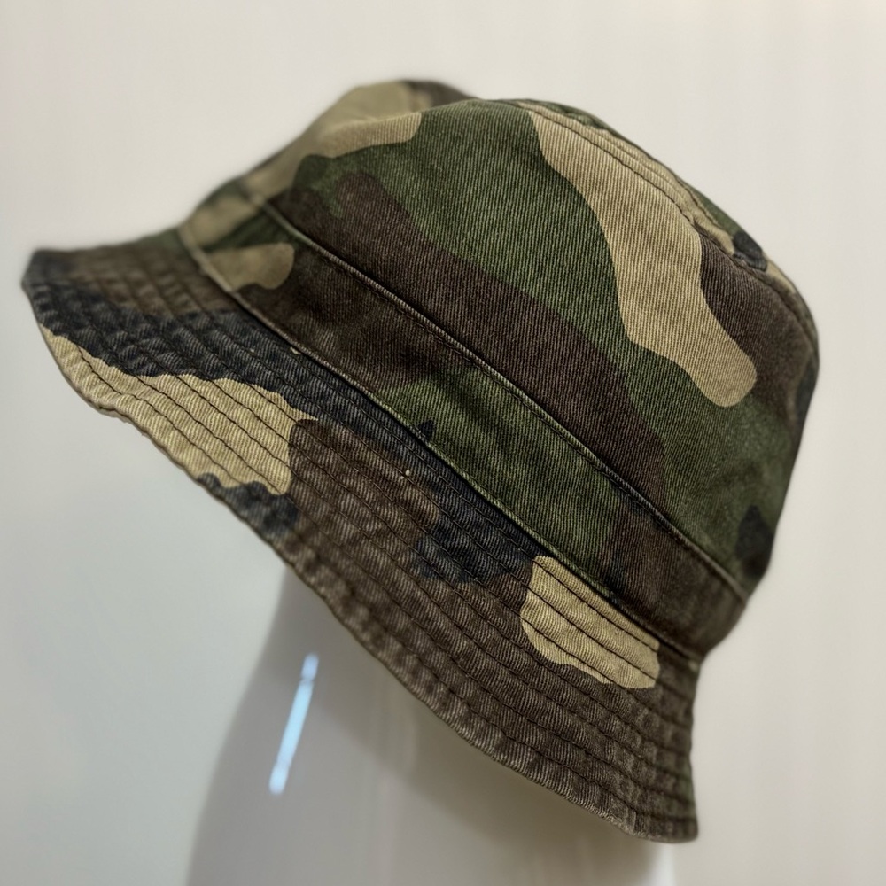 SOLD - Steve Madden Camo Utility Bucket Hat 100% Cotton One Size - Picture 8 of 9